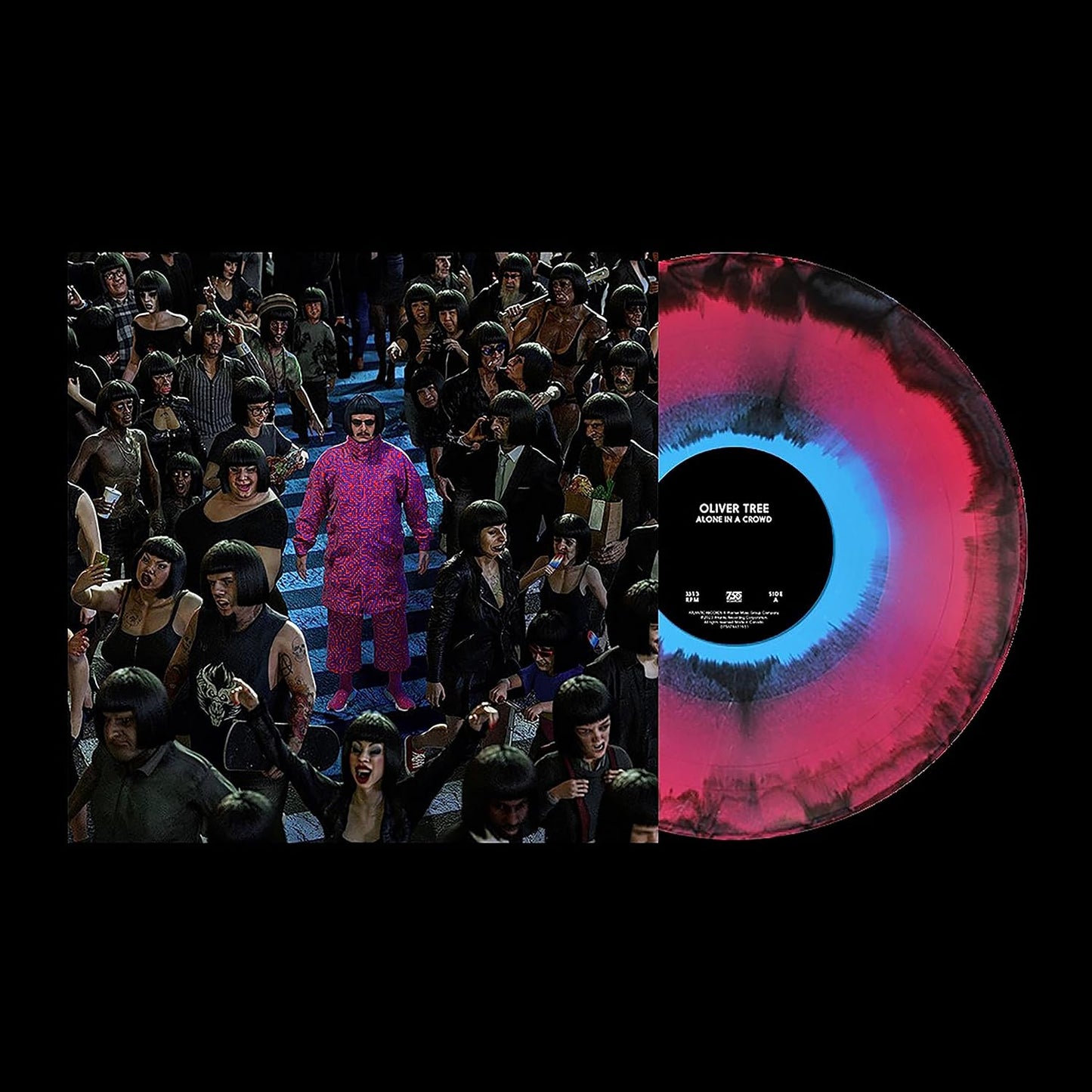Oliver Tree - Alone In A Crowd (Limited Edition, Red, Blue & Black Vinyl) (LP)