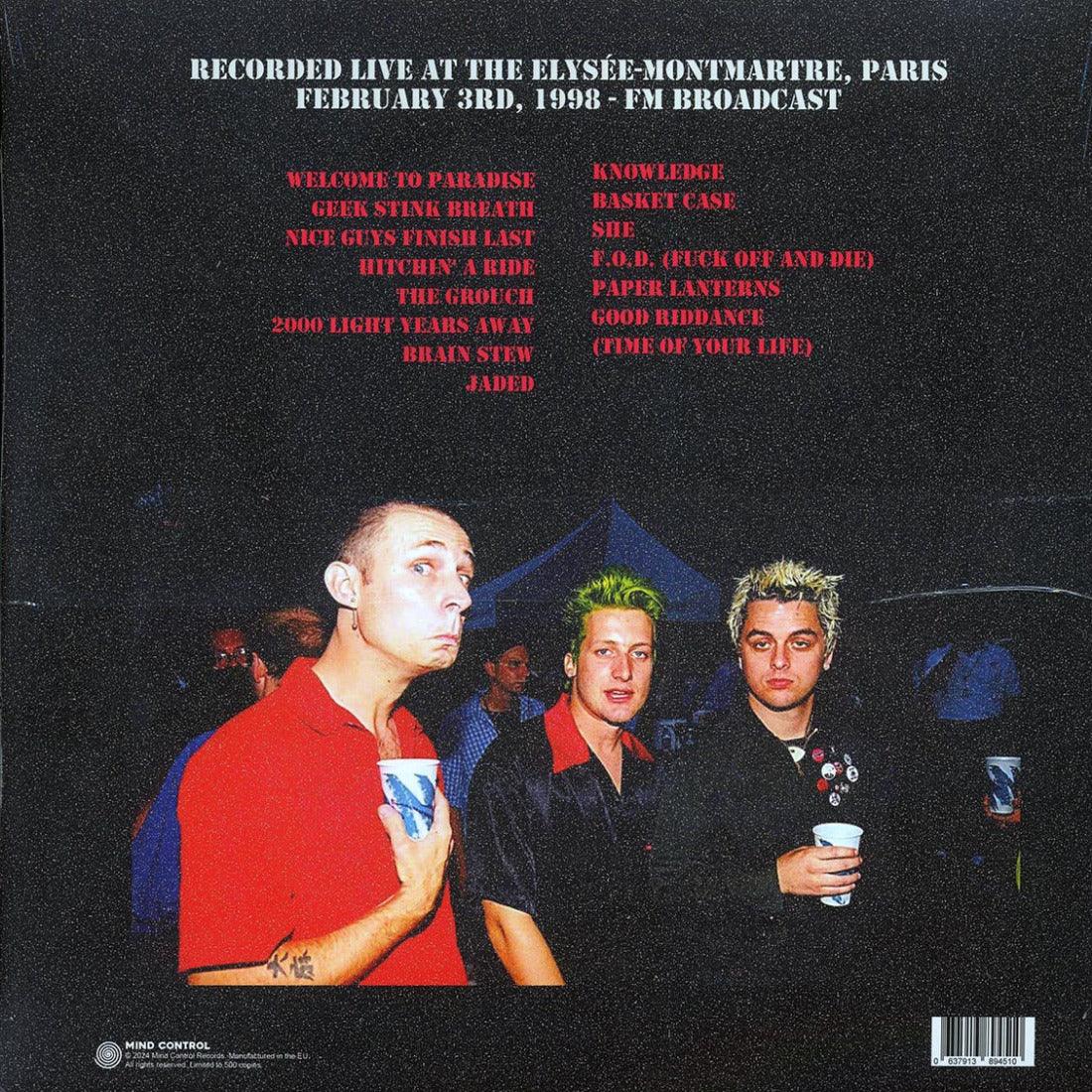 Green Day - Aux Champs Elysees: Paris 1998 (Broadcast Import) (LP)