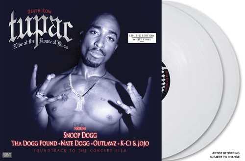 2Pac - Live At The House Of Blues (Explicit Content) (Color Vinyl, White) (2 LP) - Joco Records