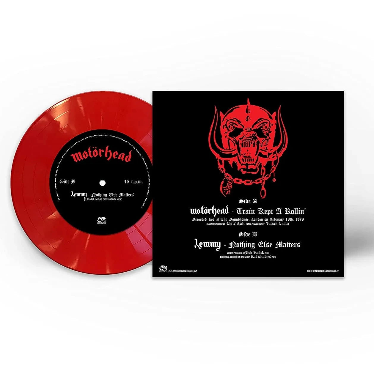 Motörhead - Train Kept A-Rollin' (Limited Edition, Red Vinyl) (7" Single)