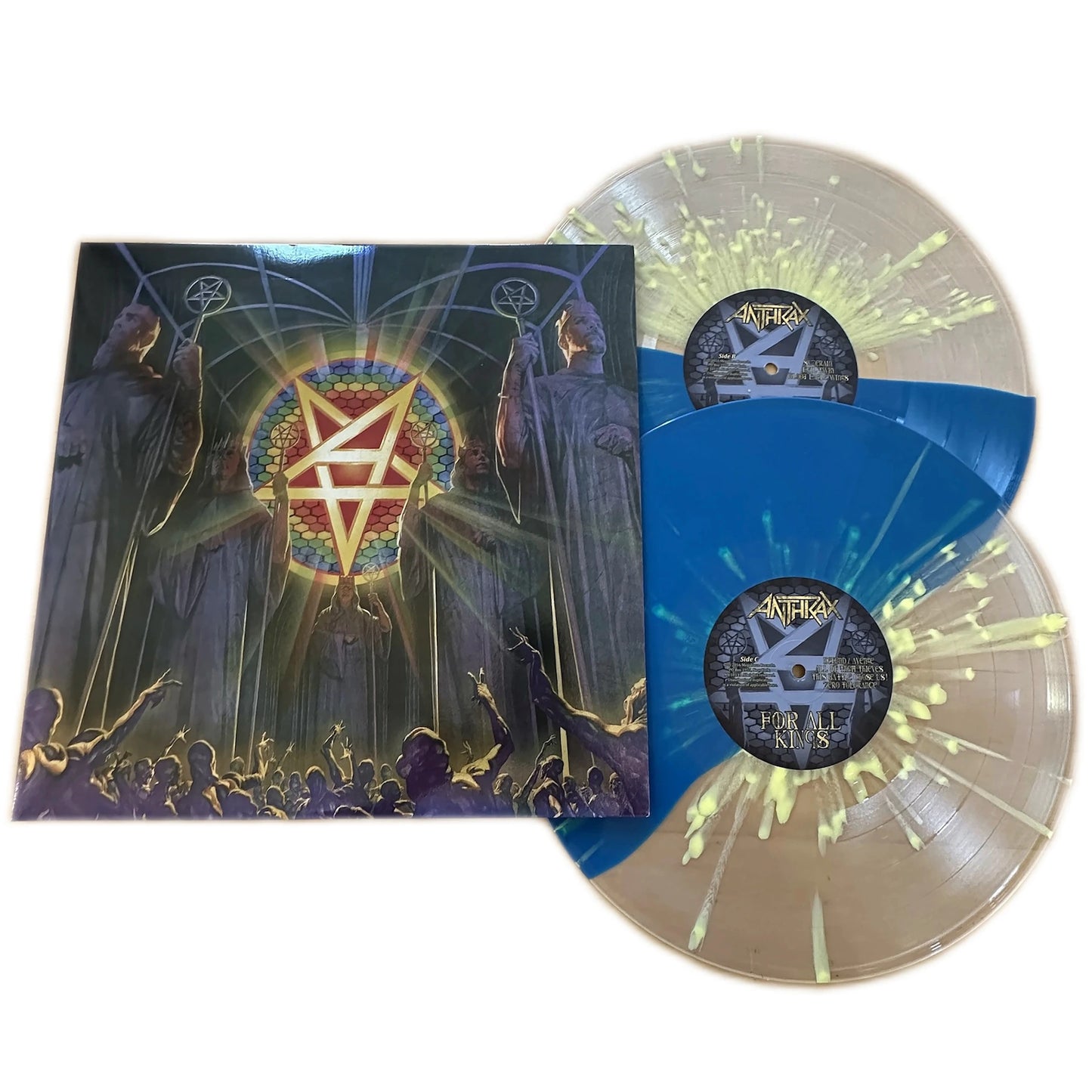 Anthrax - For All Kings (Limited Edition, Blue & Yellow Splatter Vinyl) (2 LP)