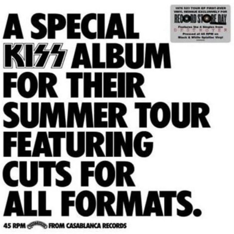 Kiss - Special Kiss Tour Album (RSD Exclusive, Black & White Splatter Vinyl)