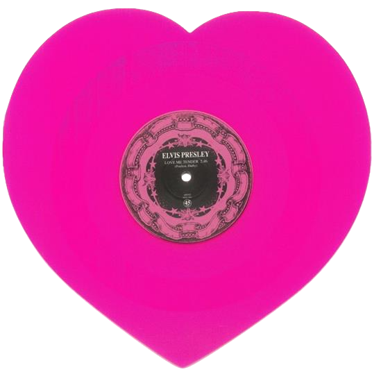 Elvis Presley - Love Me Tender (Limited Edition Import, Pink Heart Vinyl) (LP)