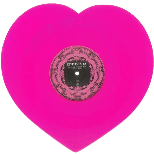 Elvis Presley - Love Me Tender (Limited Edition Import, Pink Heart Vinyl) (LP)