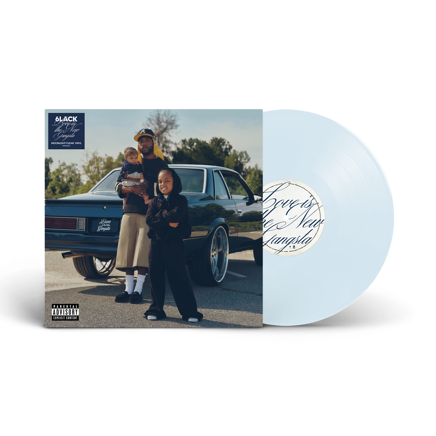 6lack - Love Is The New Gangsta (Alternate Cover) (Moonlight Clear Vinyl)