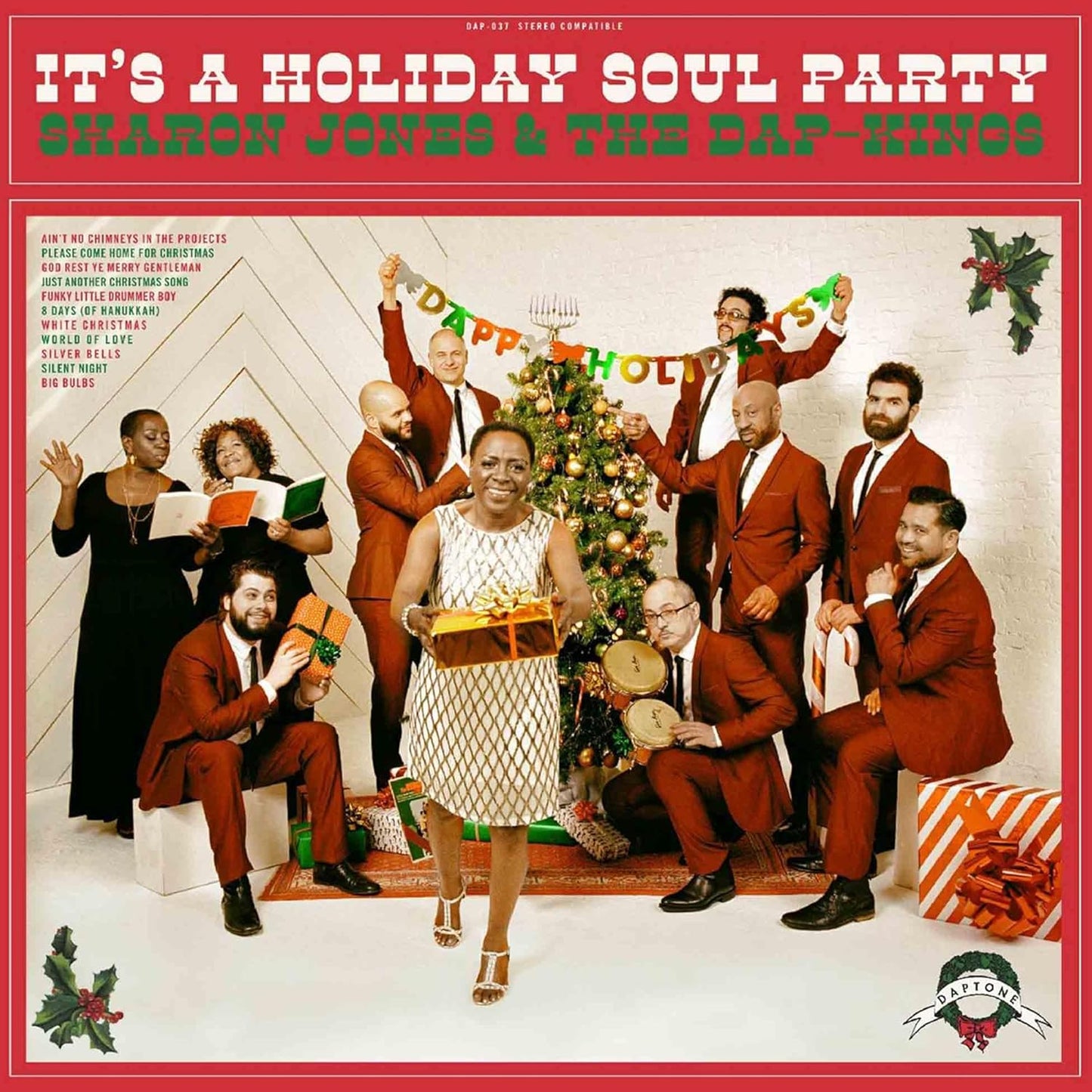 Sharon Jones & the Dap-Kings – It's A Holiday Soul Party (Candy Cane Vinyl) (LP)
