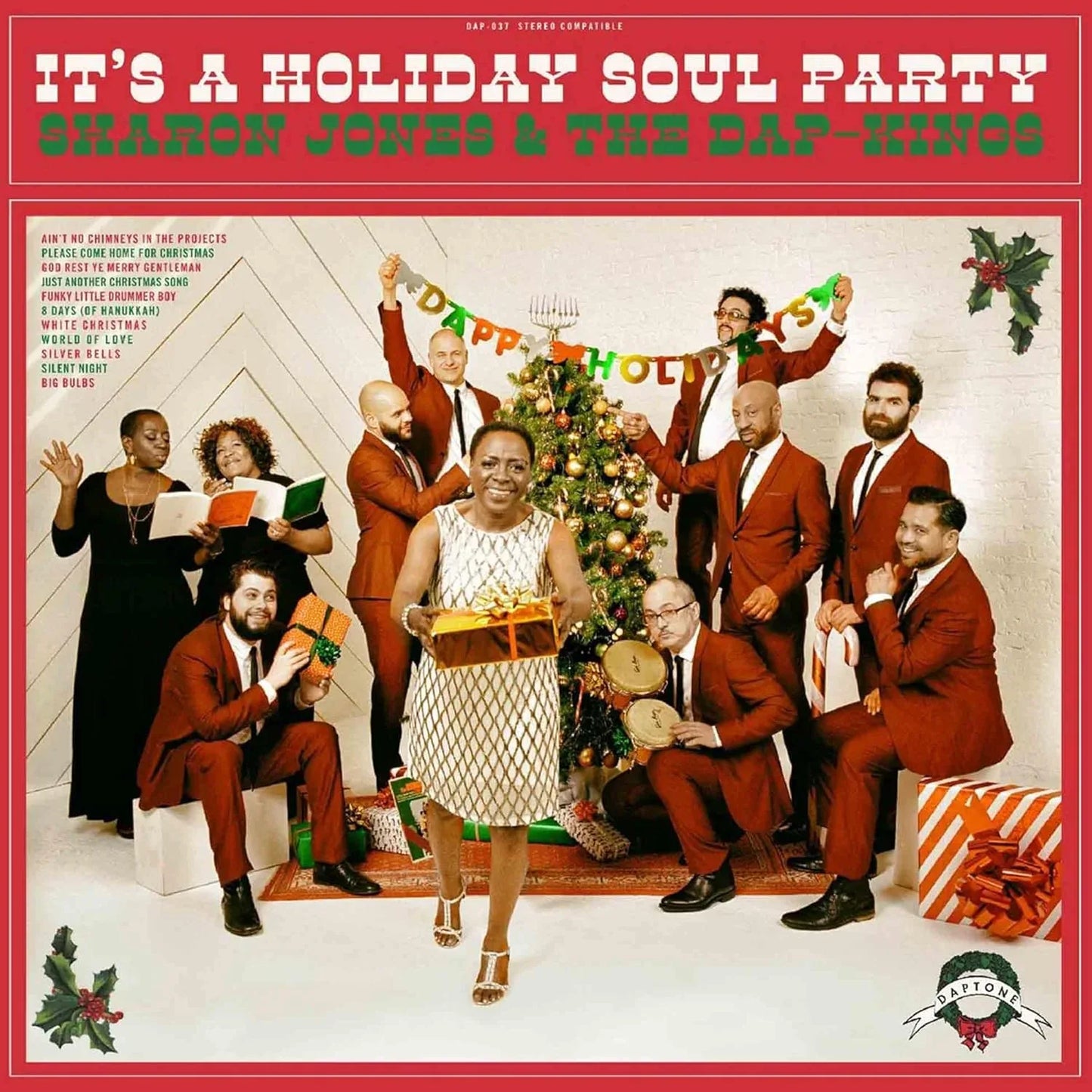 Sharon Jones & the Dap-Kings – It's A Holiday Soul Party (Candy Cane Vinyl) (LP)