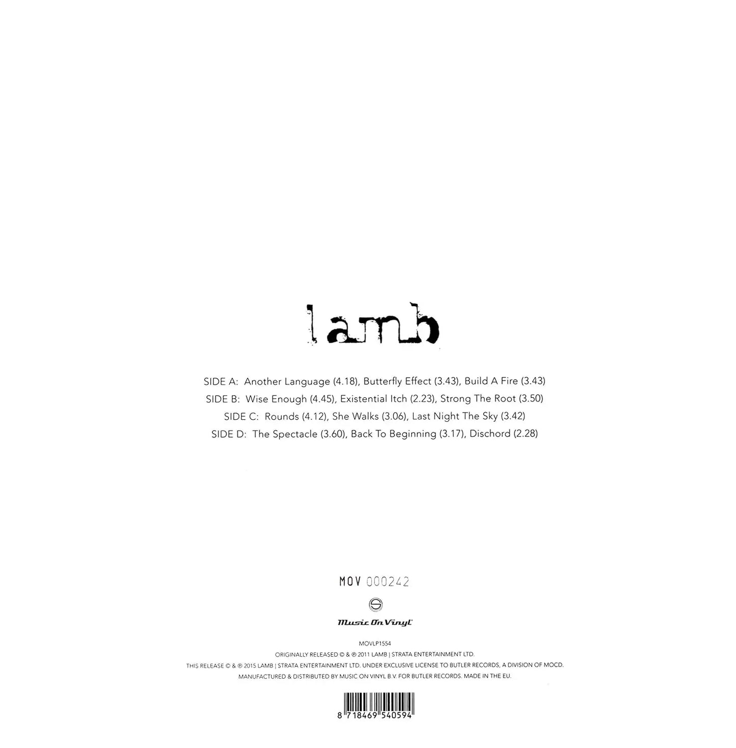 Lamb - 5 (Remastered, 180 Gram, Silver Vinyl) (2 LP)