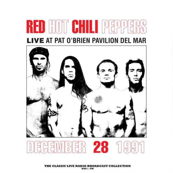 Red Hot Chili Peppers - Live at Pat O'Brien Pavilion, Del Mar (Dec. 1991) (Red Marble Vinyl) (LP) - Joco Records