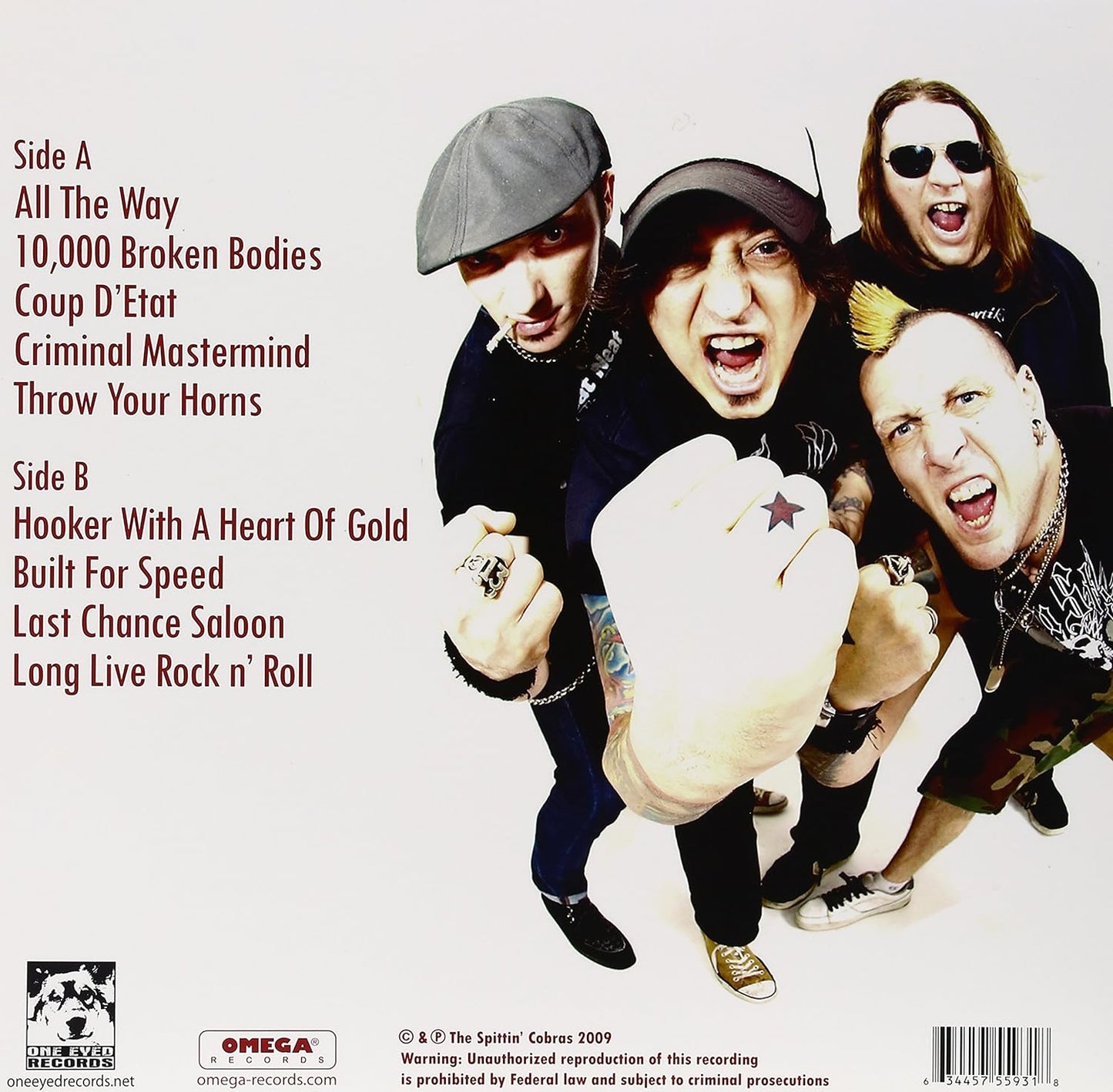 The Spittin' Cobras - Year Of The Cobra (LP) - Joco Records