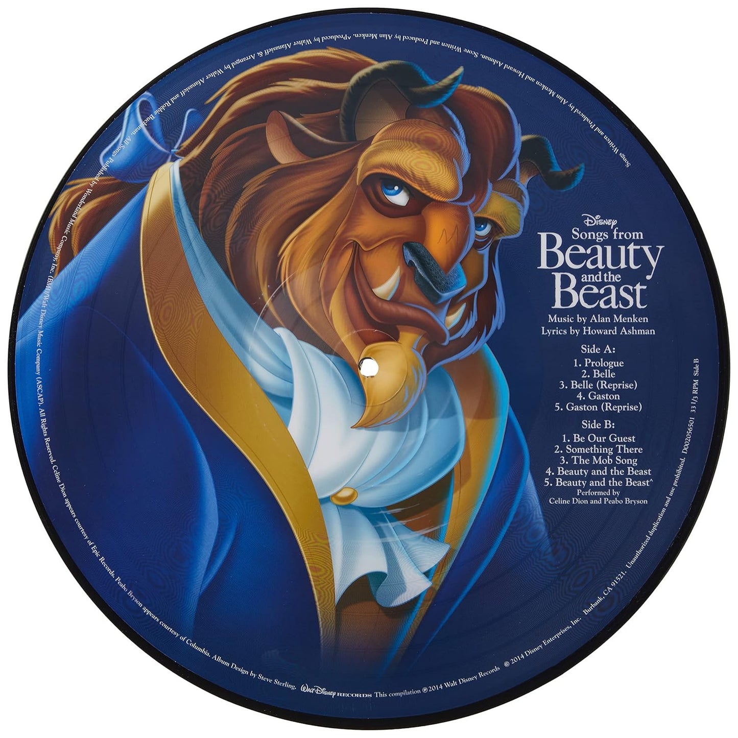 Disney - Songs From Beauty & the Beast (Limited Edition, Picture Disc) (LP)