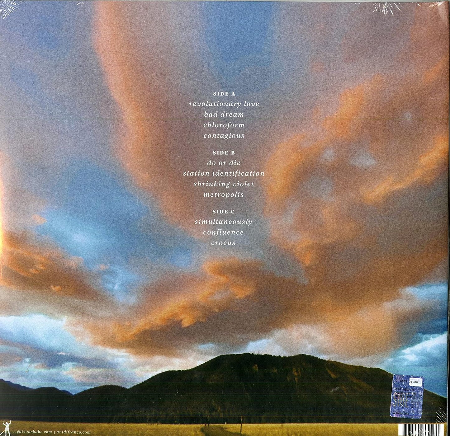 Ani DiFranco - Revolutionary Love (2 LP)