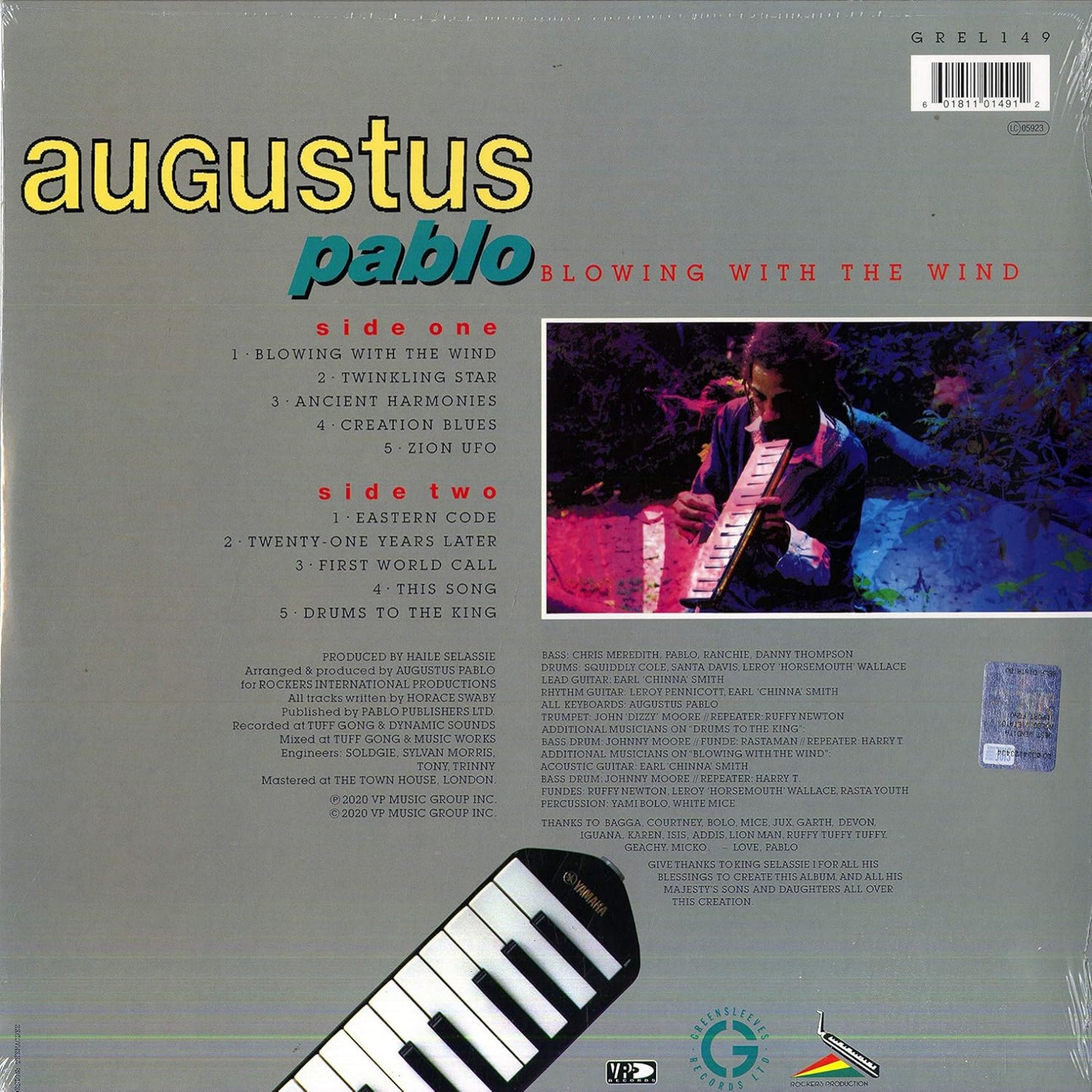 Augustus Pablo - Blowing With The Wind (LP)