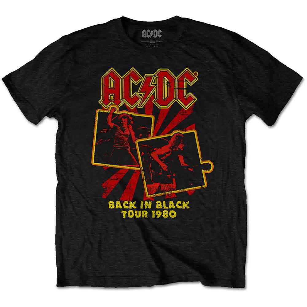 AC/DC - Back in Black Tour 1980 (T-Shirt) - Joco Records