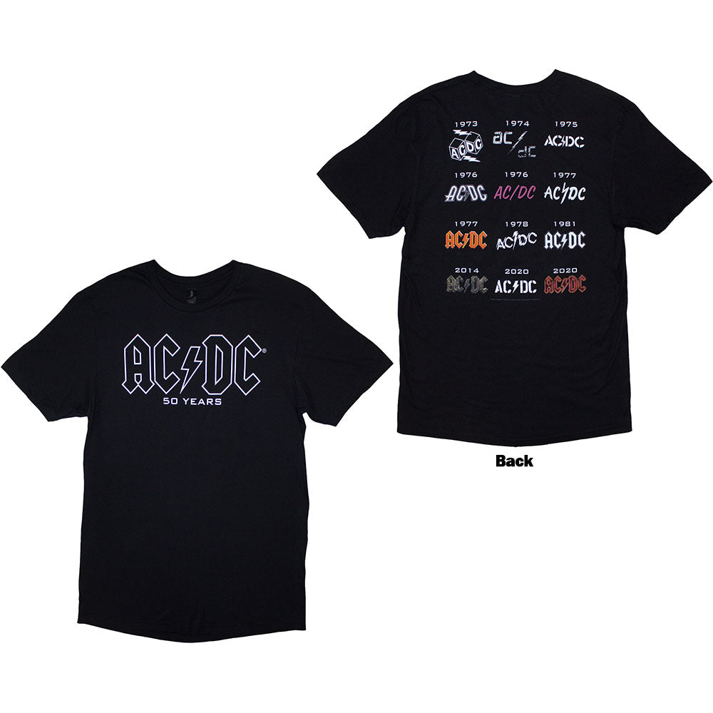 AC/DC - History Logo (T-Shirt) - Joco Records