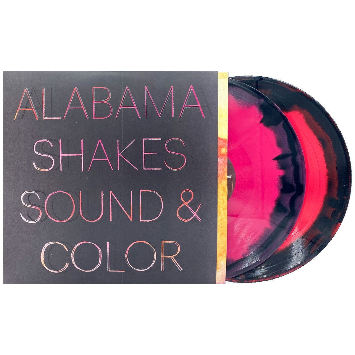 Alabama Shakes - Sound & Color (Limited Deluxe Edition) (Pink, Black & Magenta Vinyl) (2 LP) - Joco Records