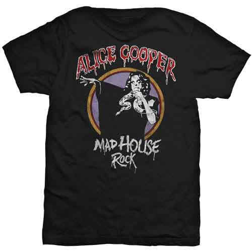 Alice Cooper - Mad House Rock (T-Shirt) - Joco Records