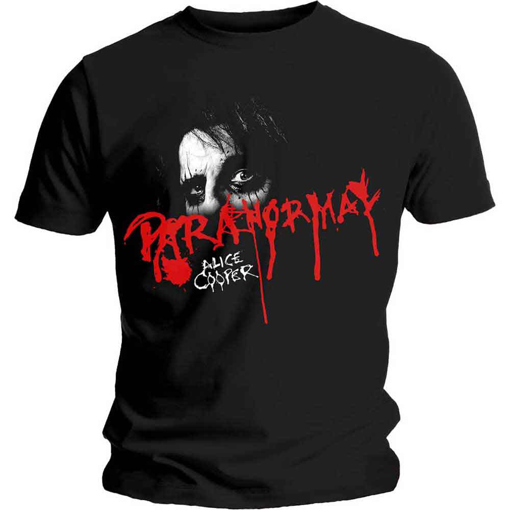 Alice Cooper - Paranormal Eyes - Photo Shirt (T-Shirt) - Joco Records
