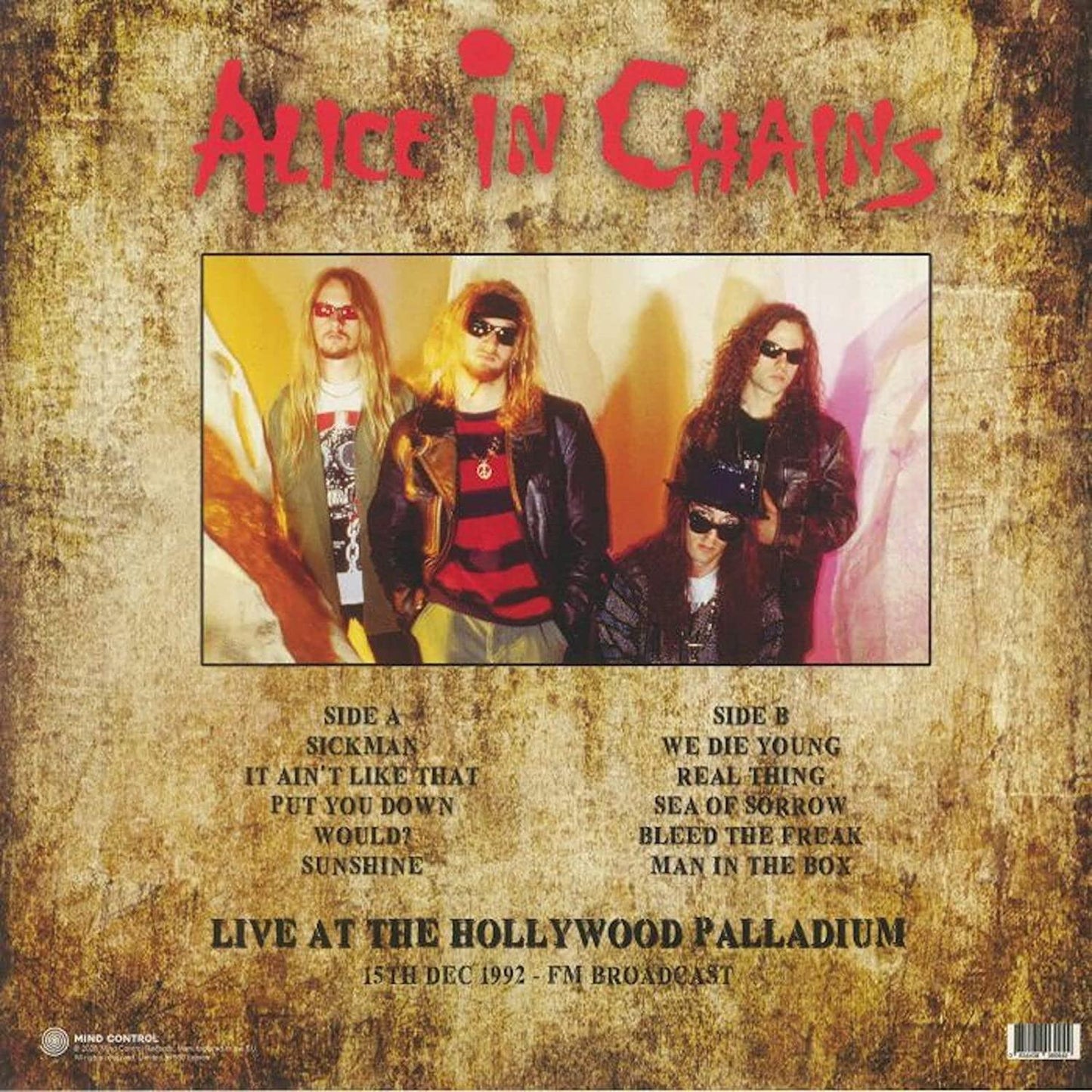 Alice In Chains - Live At Hollywood Palladium - December, 1990 (Limited Edition FM Broadcast, Import) (LP) - Joco Records