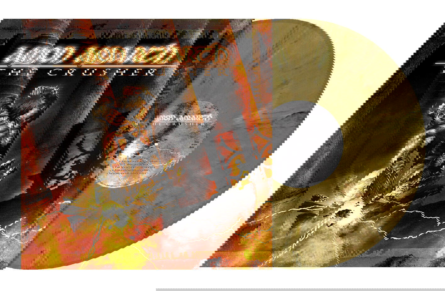 Amon Amarth - The Crusher (Limited Edition, Brown & Beige Marble) (Import) (Vinyl) - Joco Records