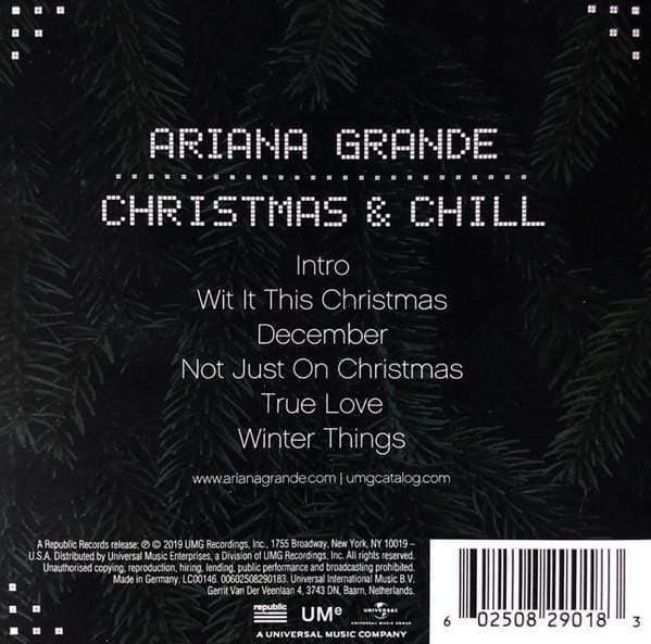 Ariana Grande - Christmas & Chill (Limited Edition, Etched Green Vinyl) (LP) - Joco Records