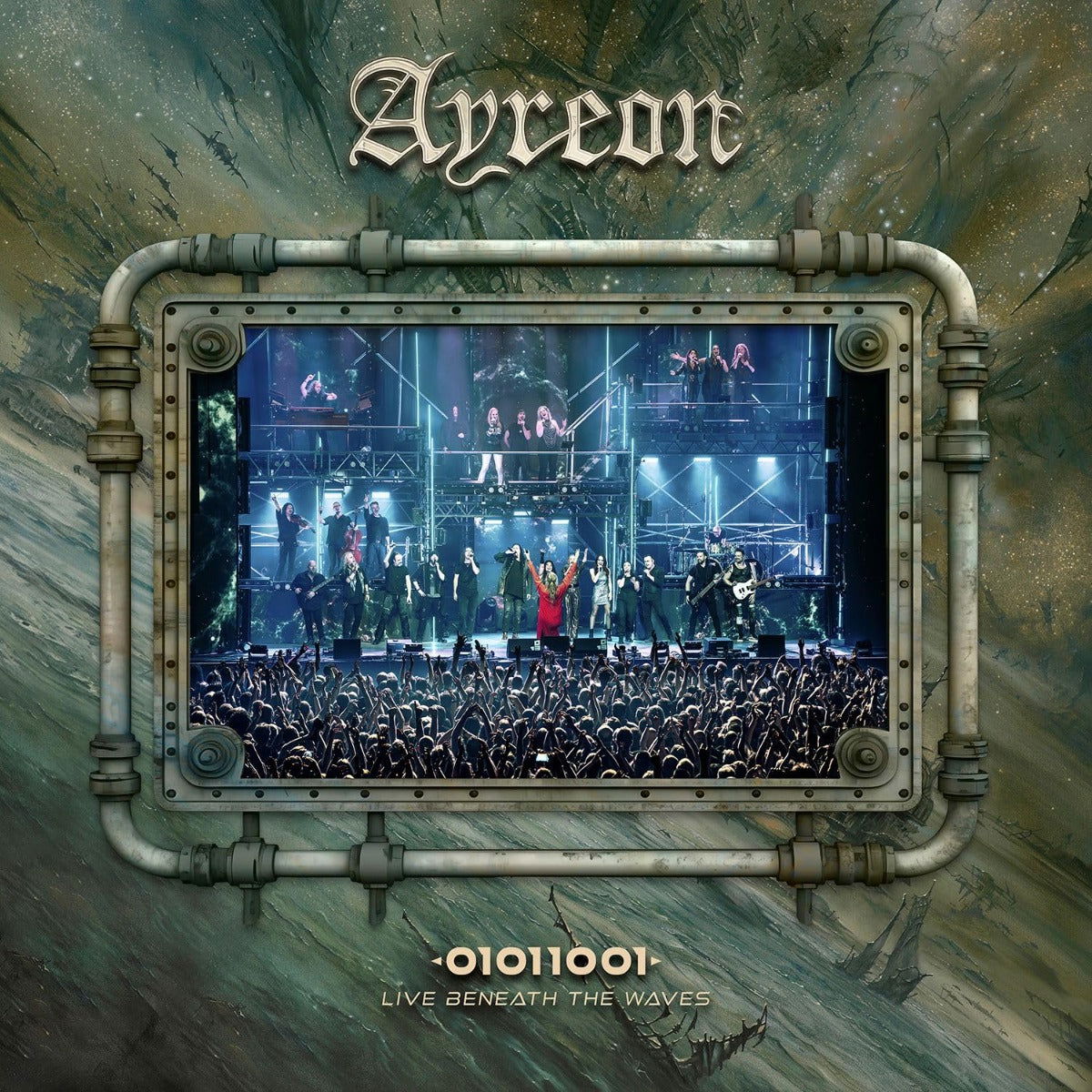Ayreon - 01011001 - Live Beneath The Waves (Color Vinyl, Green, Limited Edition) (3 LP) - Joco Records