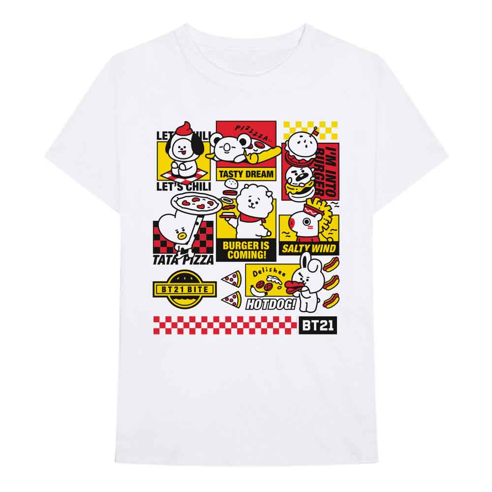 BT21 - Bite Fast Food (T-Shirt) - Joco Records
