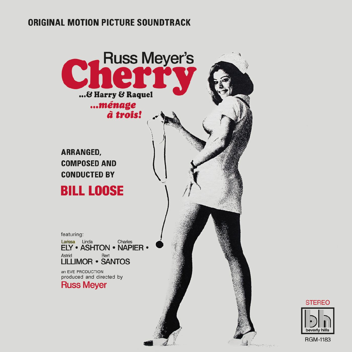 Bill Loose - Russ Meyer’s Cherry…& Harry & Raquel (Original Motion Picture Soundtrack) (White With Black Swirl Vinyl) - Joco Records