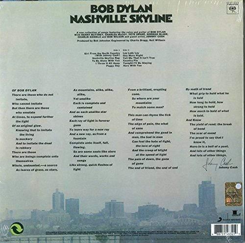 Bob Dylan - Nashville Skyline (Remastered, 180 Gram) (LP) - Joco Records