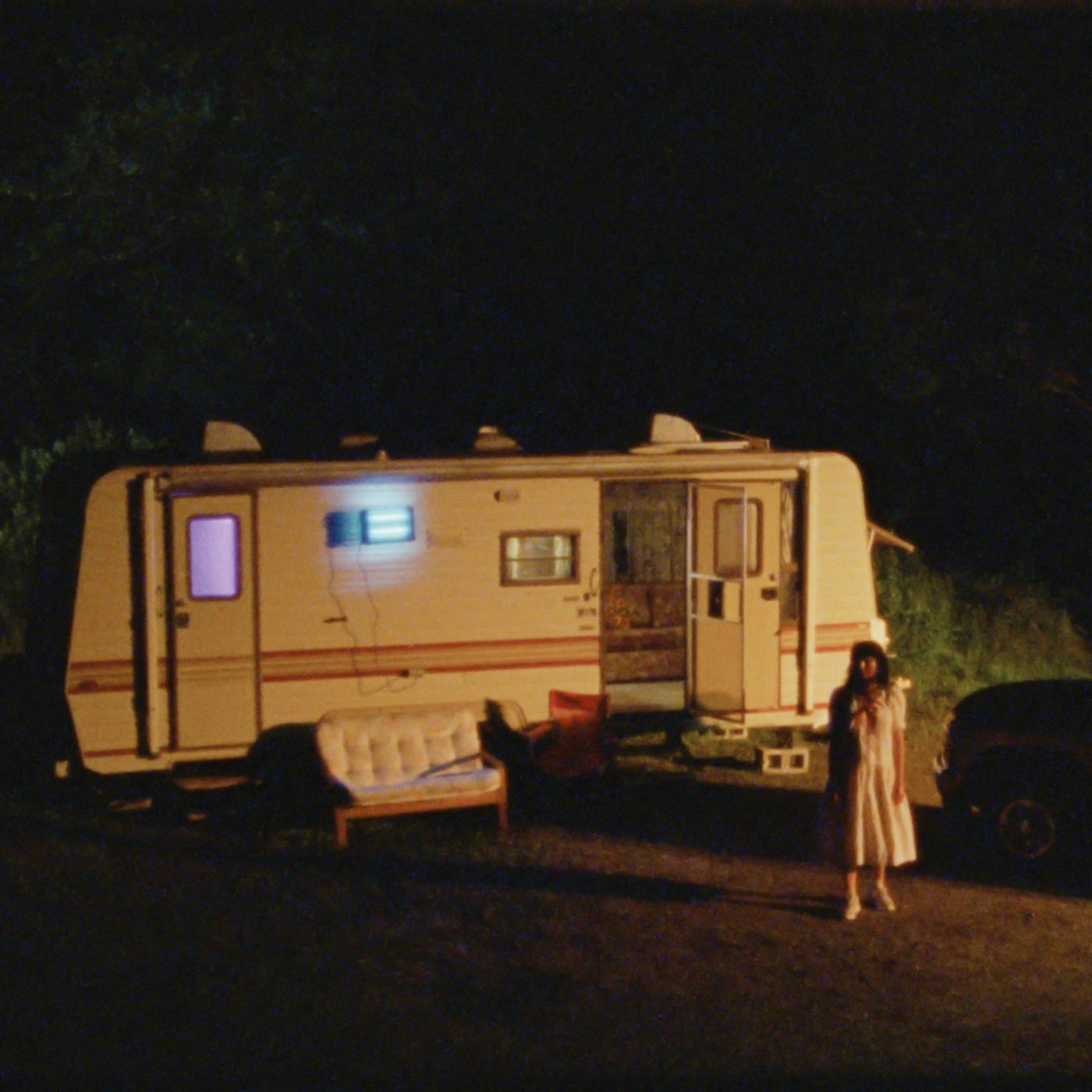 Boy Harsher - The Runner (Original Soundtrack) (Solid Orange & Black Marble Vinyl) - Joco Records