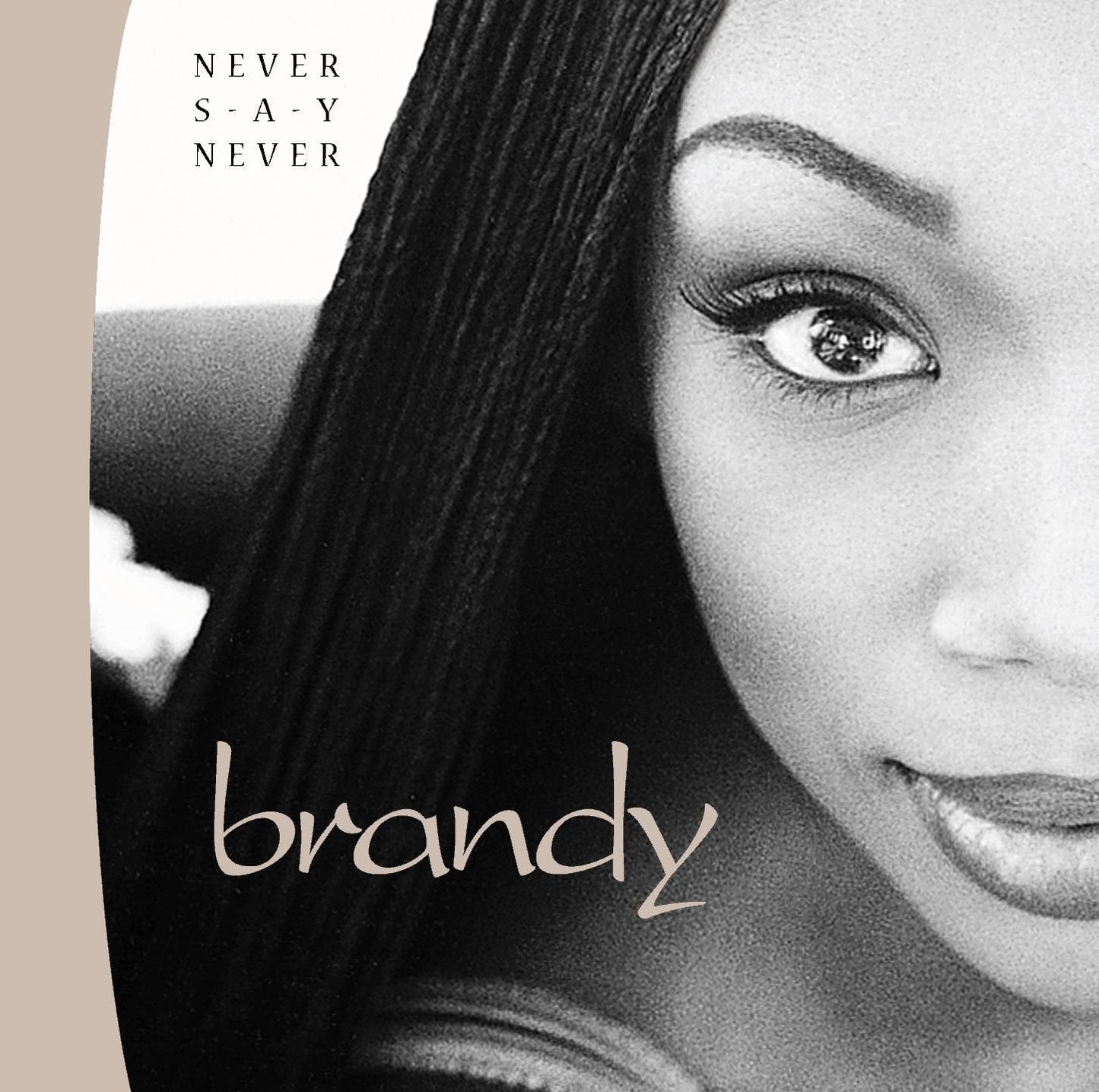 Brandy - Never Say Never (Limited Edition, Crystal Clear Vinyl) (2 LP) - Joco Records