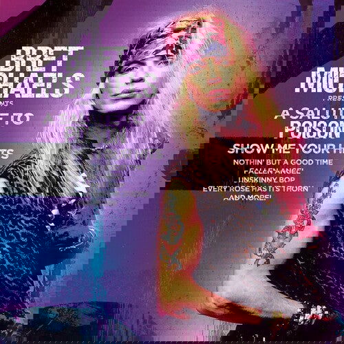 Bret Michaels - A Salute To Poison - Show Me Your Hits (Purple & Black Splatter Vinyl) (LP) - Joco Records