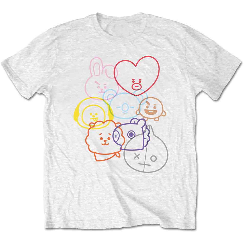 Bt21 - Faces (T-Shirt) - Joco Records