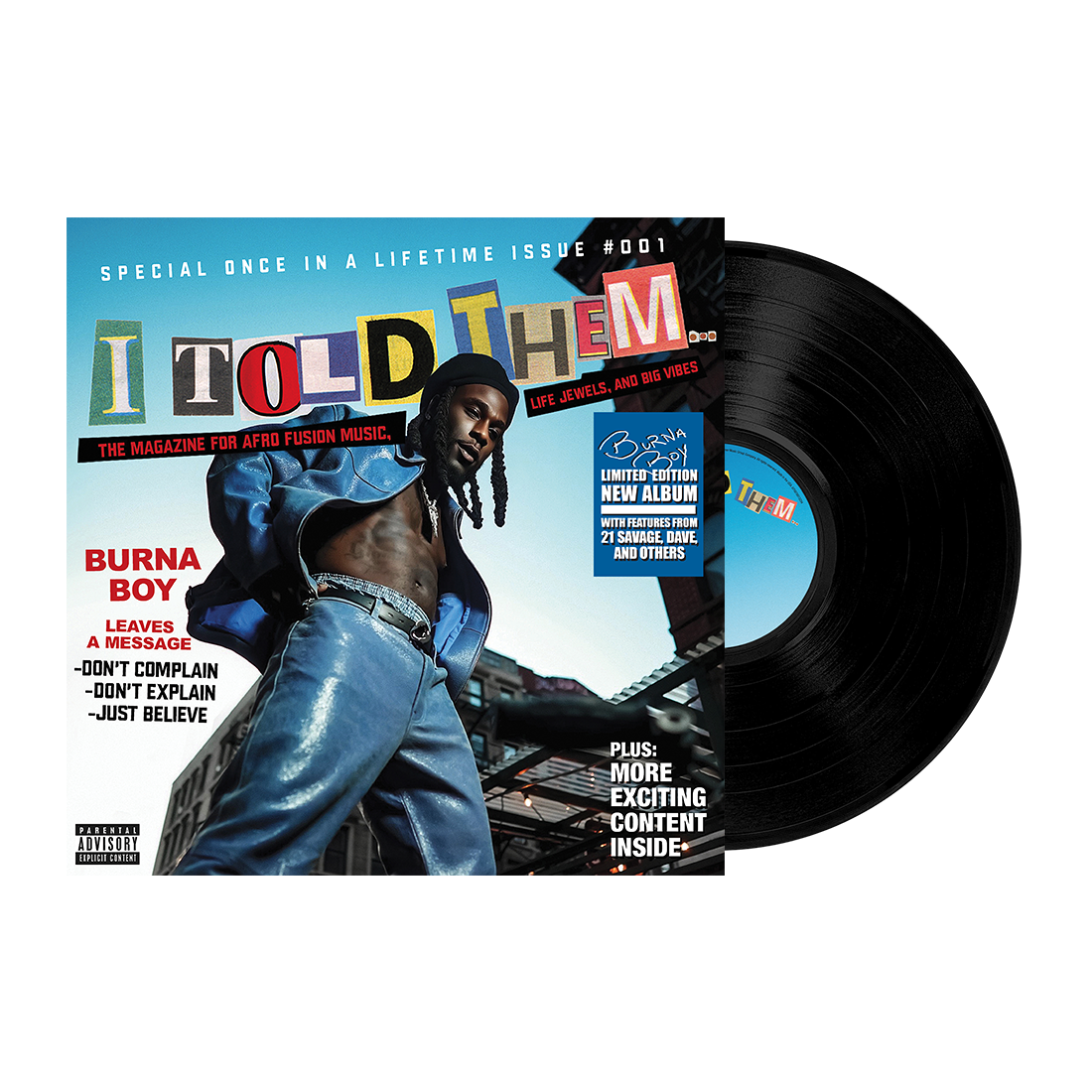 Burna Boy - I Told Them... (LP) - Joco Records