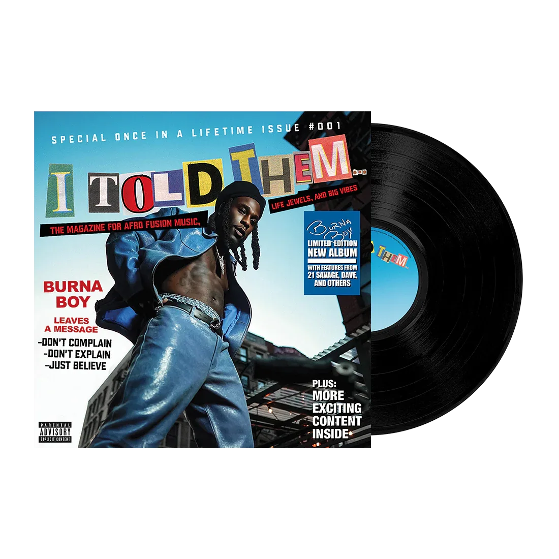 Burna Boy - I Told Them... (LP) - Joco Records