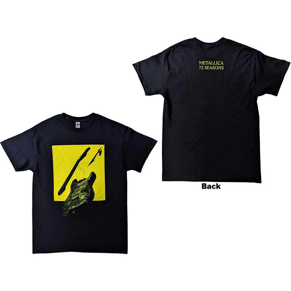 Metallica - 72 Seasons Broken/Burnt Guitar (T-Shirt) - Joco Records