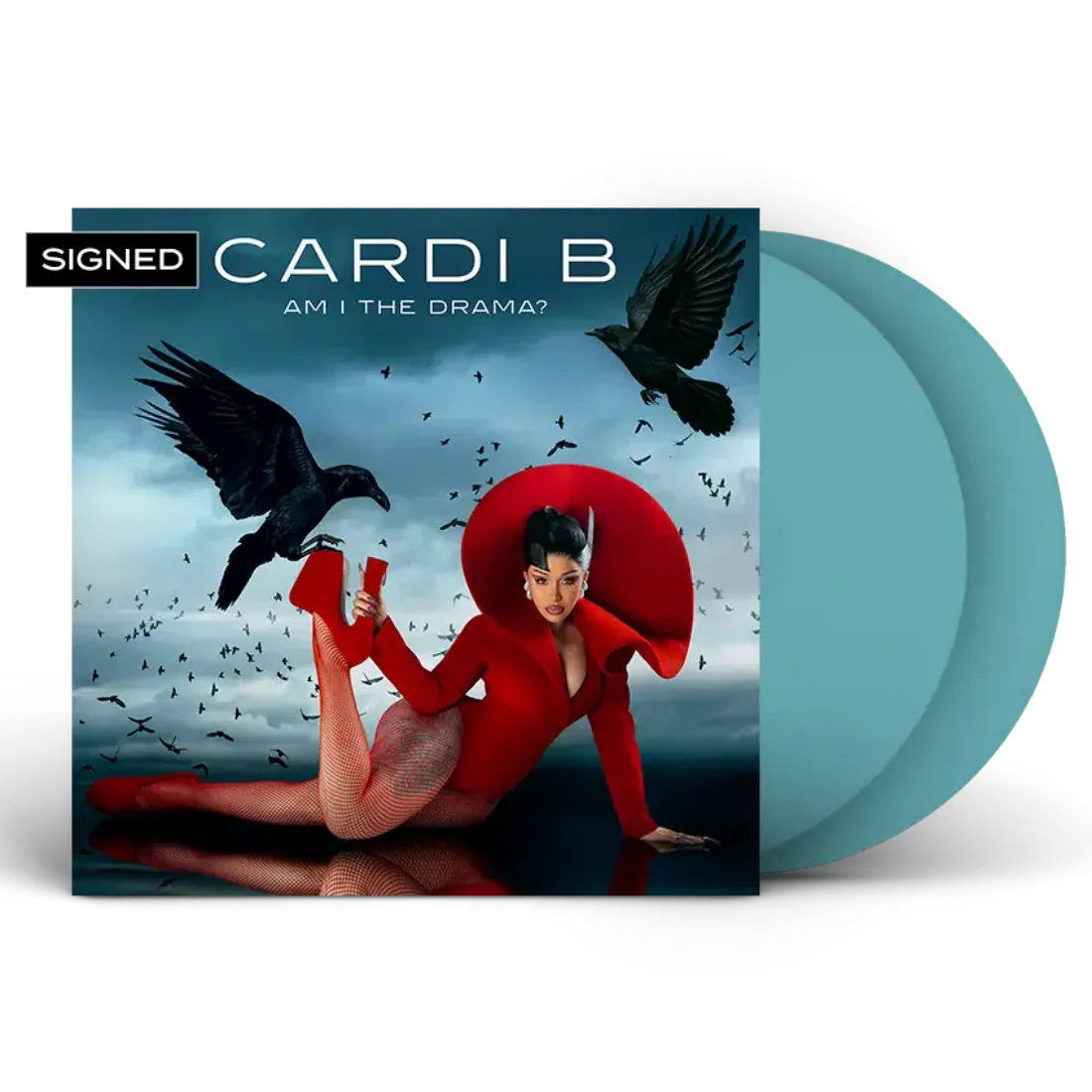 Cardi B - Am I The Drama? (Limited Edition, Baby Blue Vinyl, Signed) (2 LP)