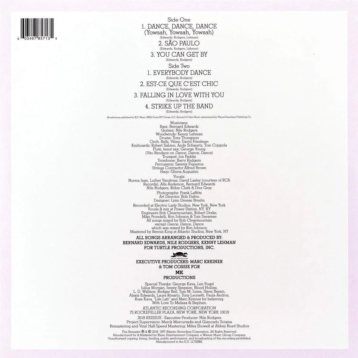 Chic - Chic (2018 Remastered, 180 Gram) (LP) - Joco Records