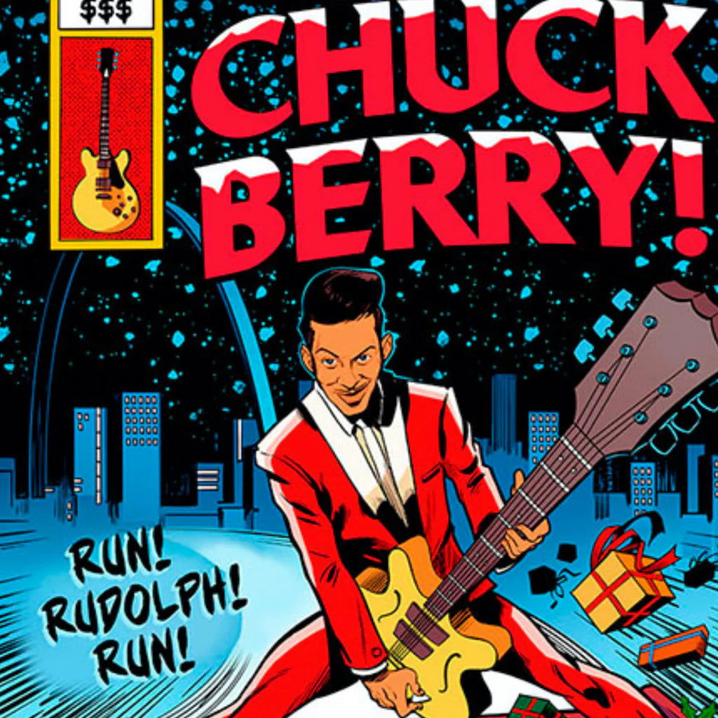 Chuck Berry - Run Rudolph Run (Limited Edition, Evergreen Vinyl) (7-Inch Vinyl Single) - Joco Records