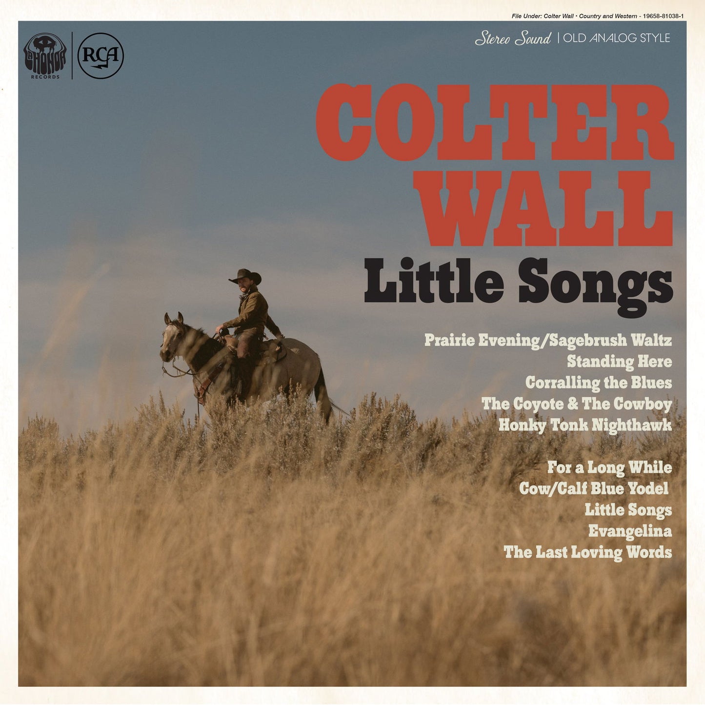 Colter Wall - Little Songs (Vinyl) - Joco Records