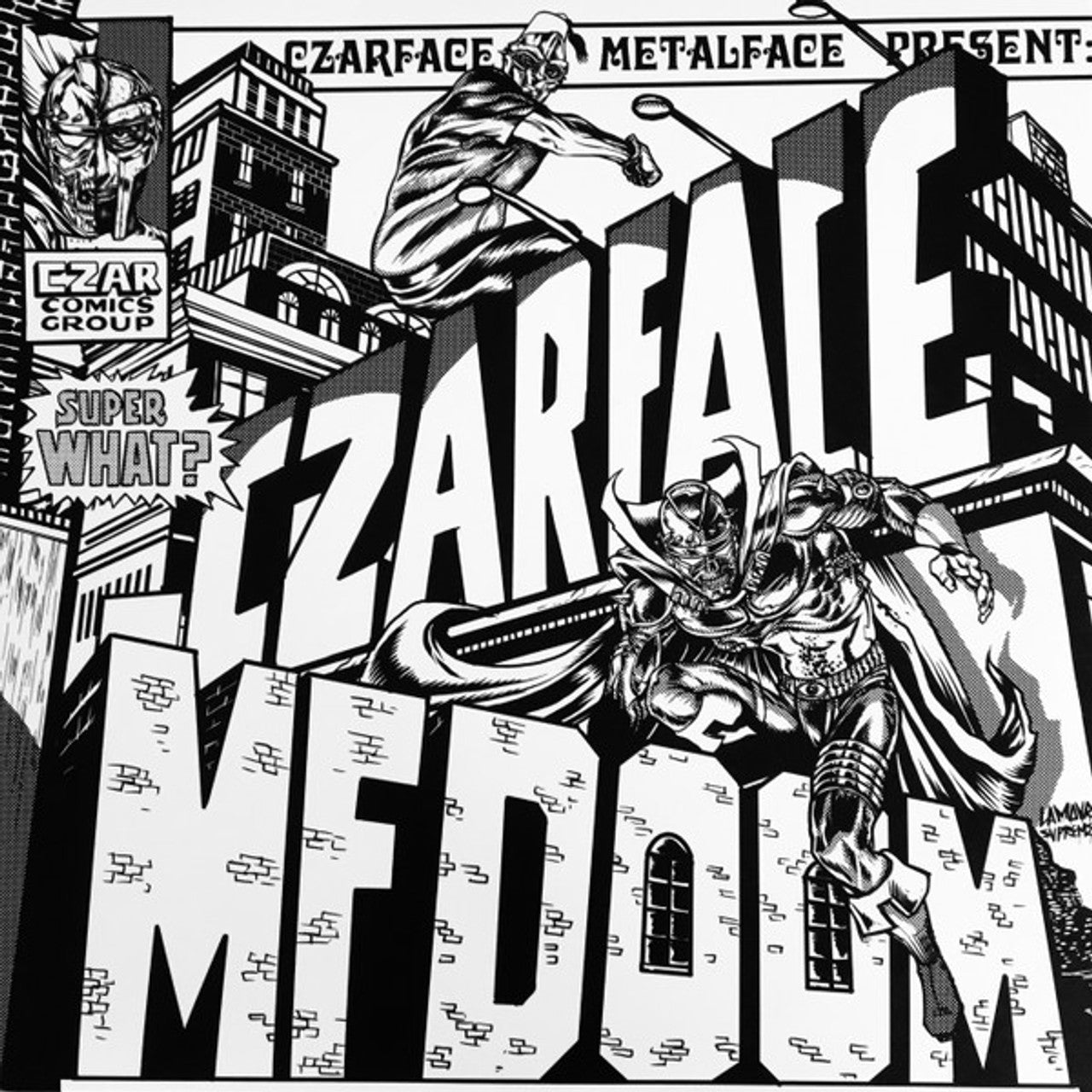 Czarface & Mf Doom - Super What? (Limited Edition, White Vinyl) (LP) - Joco Records