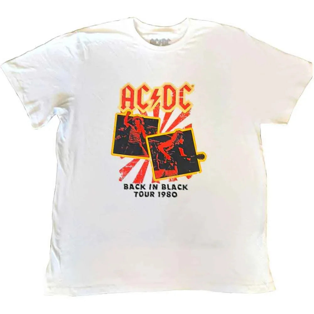 AC/DC - Back in Black Tour 1980 (T-Shirt) - Joco Records