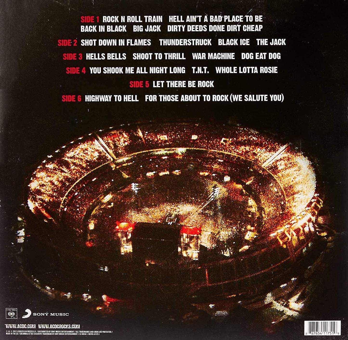 AC/DC - Live At River Plate (Limited Edition Import, Red Vinyl) (3 LP) - Joco Records