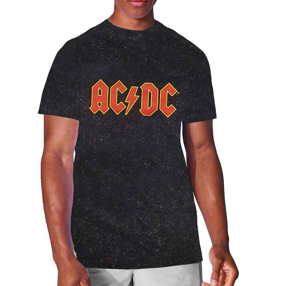 AC/DC - Red & Yellow Logo Tee (T-Shirt) - Joco Records