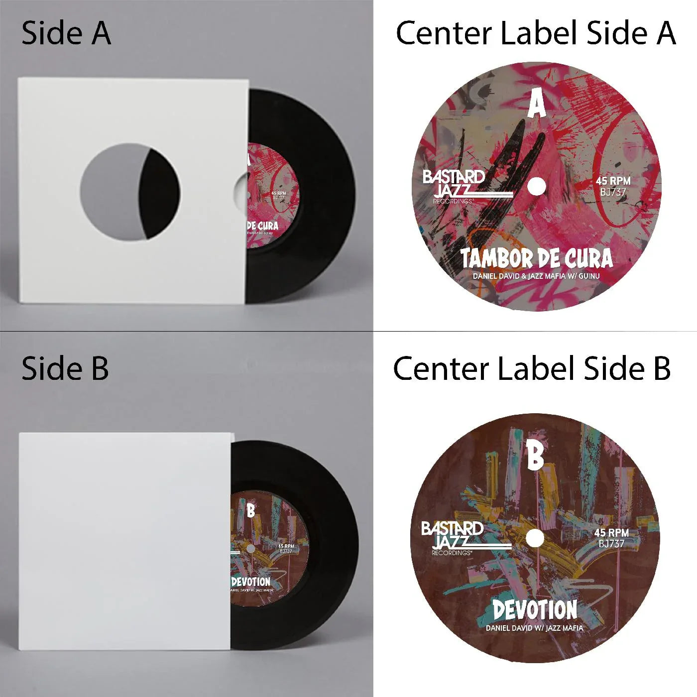 Daniel David - Tambor De Cura / Devotion (Vinyl) - Joco Records