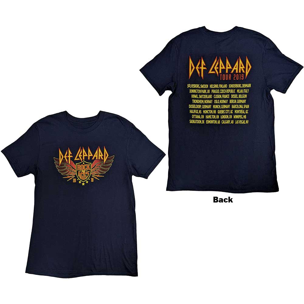 Def Leppard - Rock Of Ages Tour 2019 (T-Shirt) - Joco Records