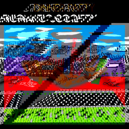 Dinner Party - Enigmatic Society (Black W/ White Splatter) (Explicit Content) (Vinyl) - Joco Records