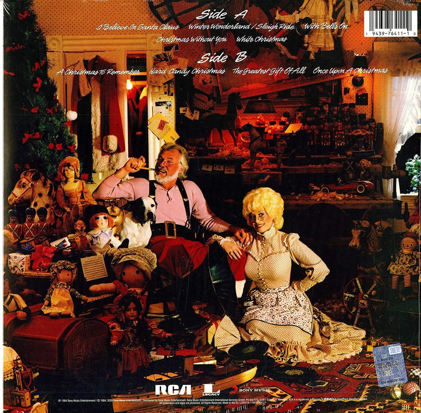 Dolly Parton & Kenny Rogers - Once Upon A Christmas (140 Gram) (LP) - Joco Records