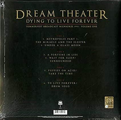 Dream Theater - Dying To Live Forever: Milwaukee Summerfest 1993 Vol.1 (Import) (Vinyl) - Joco Records