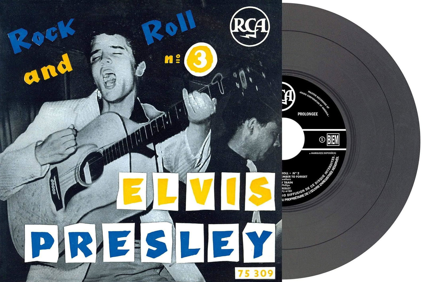 Elvis Presley - Rock And Roll - Rca #3 (Black 7" Vinyl Ep) - Joco Records
